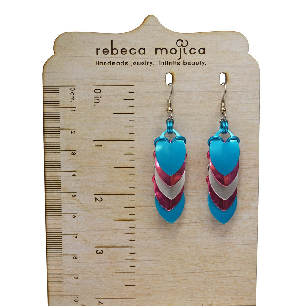 Transgender Pride - Chevron Earring
