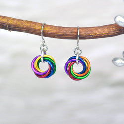 LGBTQ Rainbow Pride - Mini Knot Earring
