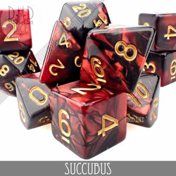 Succubus 7 Dice Set