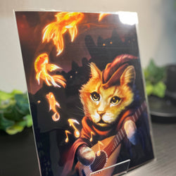 Bard Cat Prints: 8.5 x 11" Print