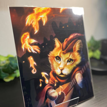 Bard Cat Prints: 8.5 x 11" Print