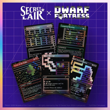 Secret Lair Drop: Secret Lair x Dwarf Fortress: Create New World - Traditional Foil Edition - Secret Lair Drop Series (SLD)