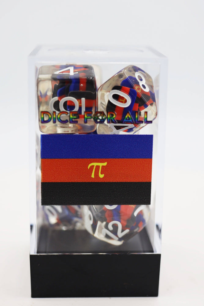 Polyamorous Flag RPG Dice Set