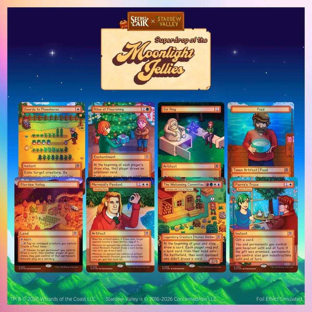 Secret Lair Drop: Secret Lair x Stardew Valley: Welcome to Stardew Valley - Traditional Foil Edition - Secret Lair Drop Series (SLD)