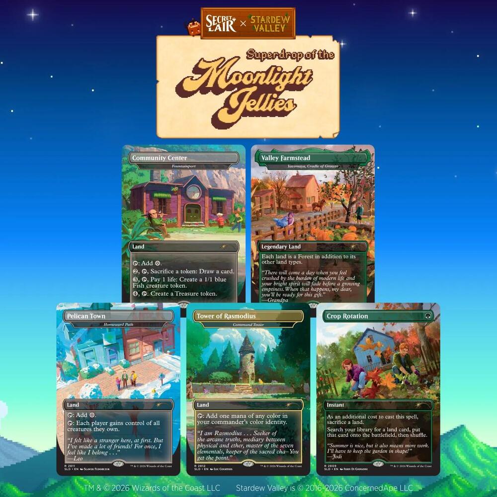 Secret Lair Drop: Secret Lair x Stardew Valley: Life in Pelican Town - Non-Foil Edition - Secret Lair Drop Series (SLD)