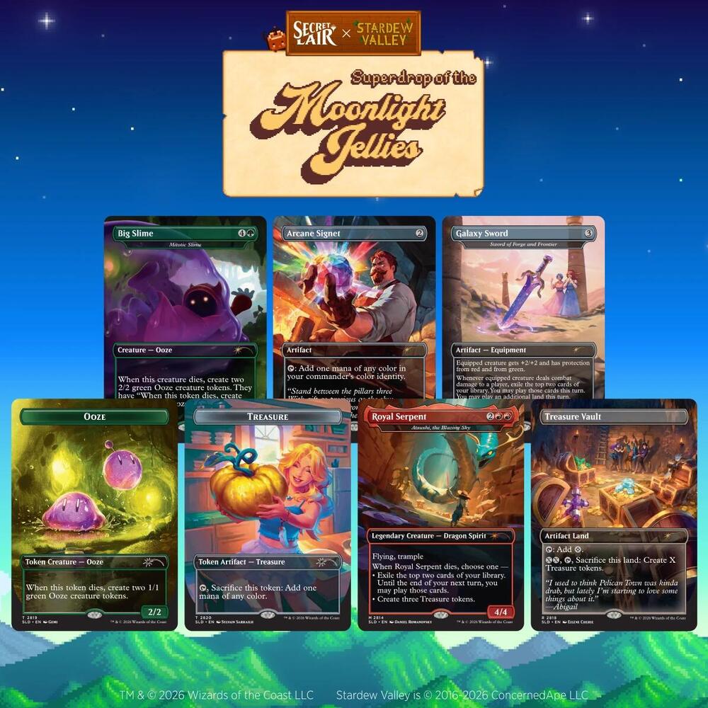 Secret Lair Drop: Secret Lair x Stardew Valley: A Flicker in the Deep - Non-Foil Edition - Secret Lair Drop Series (SLD)