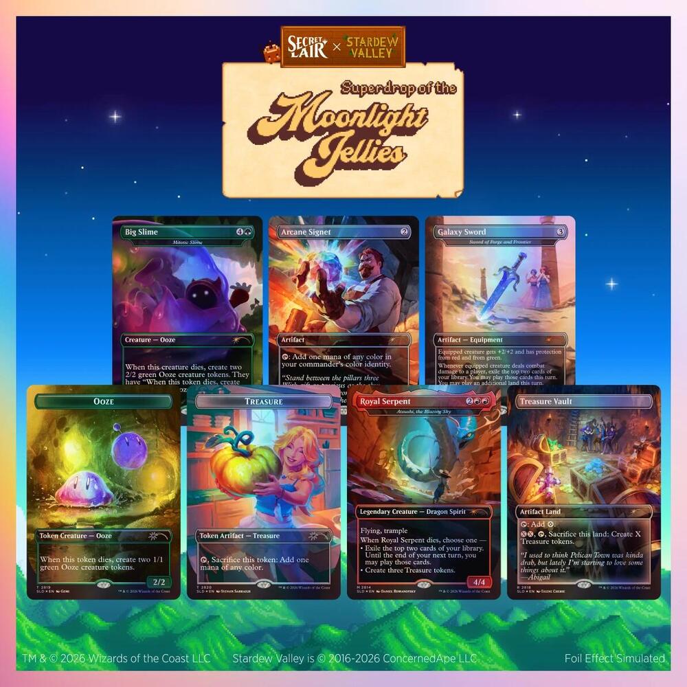 Secret Lair Drop: Secret Lair x Stardew Valley: A Flicker in the Deep - Traditional Foil Edition - Secret Lair Drop Series (SLD)