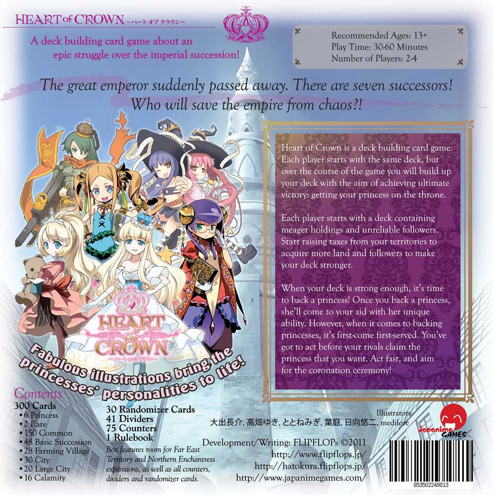 Heart of Crown - Fairy Garden - Boardgame