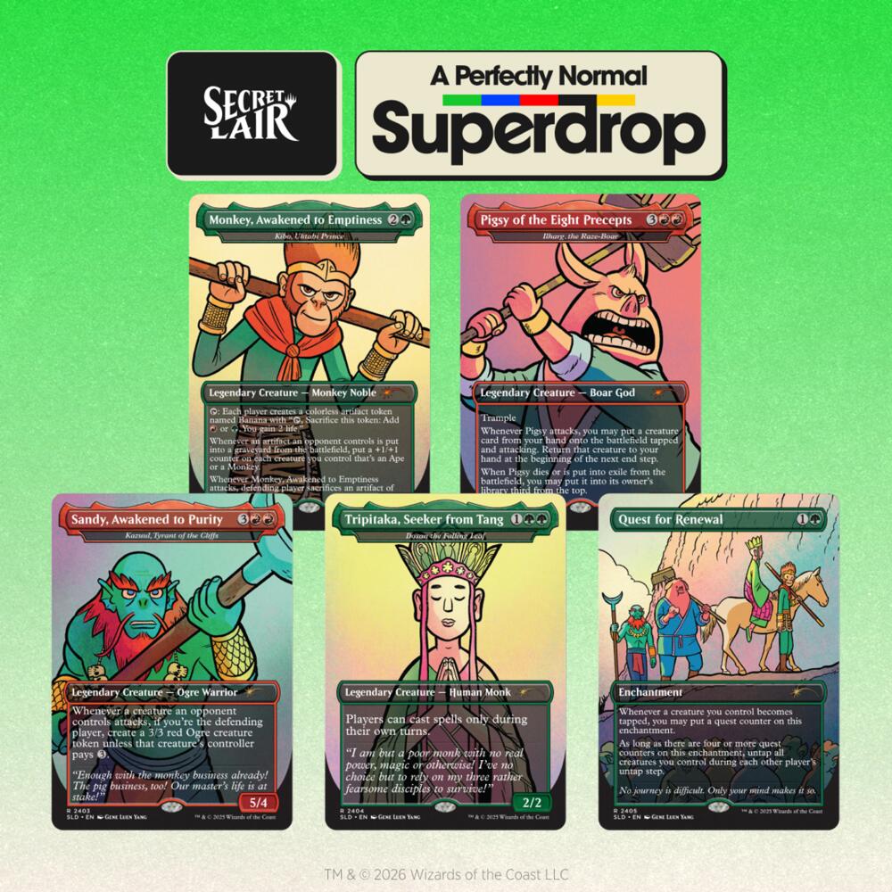 Secret Lair Drop: Featuring: Gene Luen Yang - Non-Foil Edition - Secret Lair Drop Series (SLD)