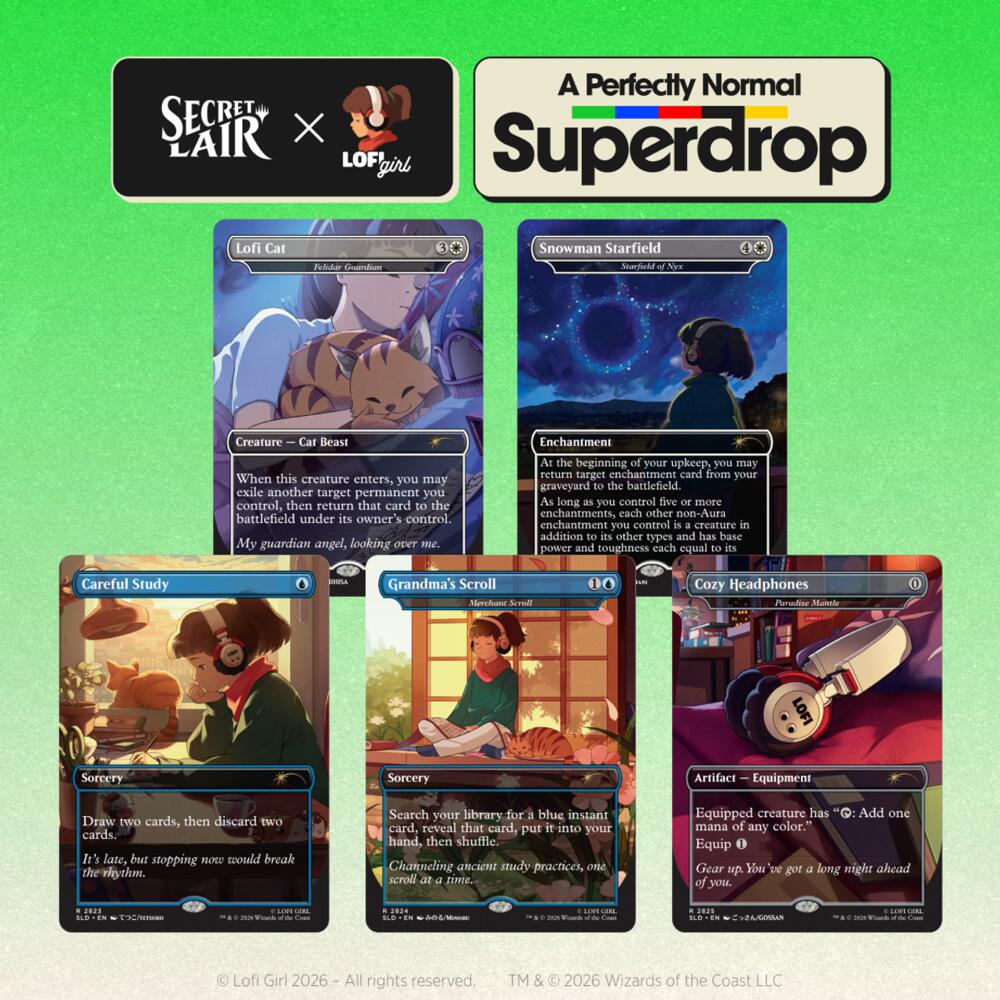 Secret Lair Drop: Secret Lair x Lofi Girl: Beats to Cast To - Non-Foil Edition - Secret Lair Drop Series (SLD)