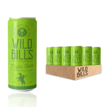 Wild Bill's - Mojito Mocktail: Premium Cane Sugar Soda