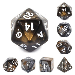 Bronze Coins RPG Dice Set