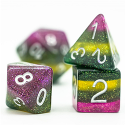 Poison Swamp RPG Dice Set