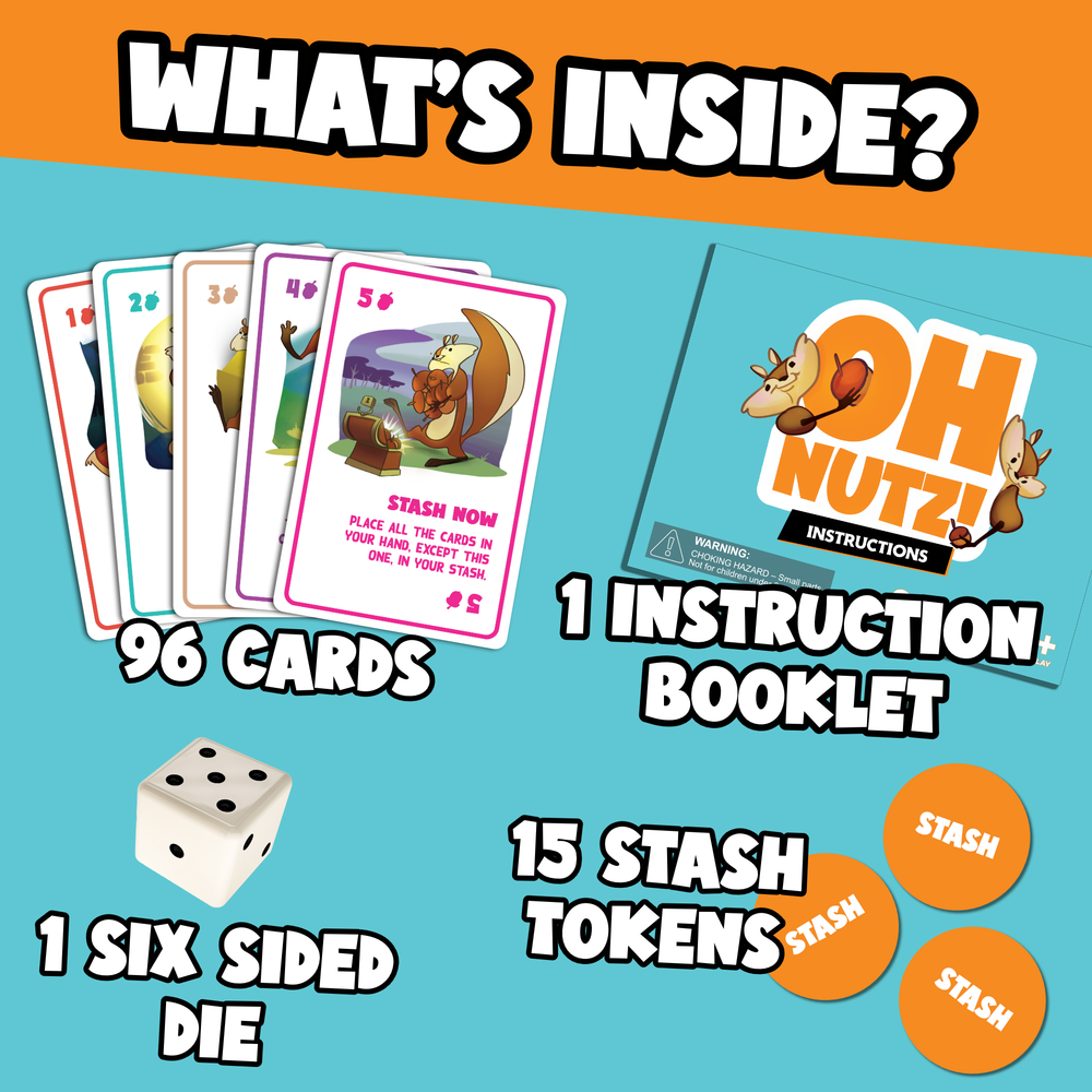 Oh Nutz! Card Game - Family Game Night Has Gone Nutz!