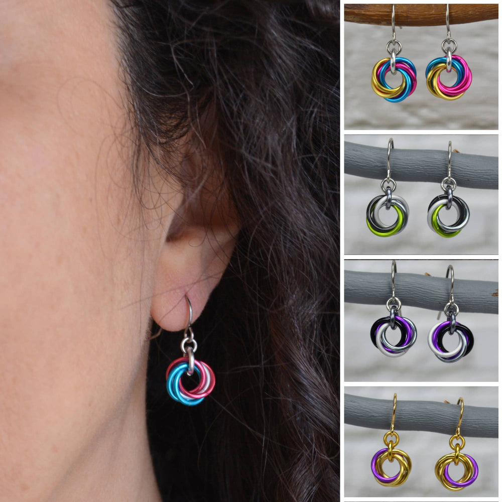 LGBTQ Rainbow Pride - Mini Knot Earring