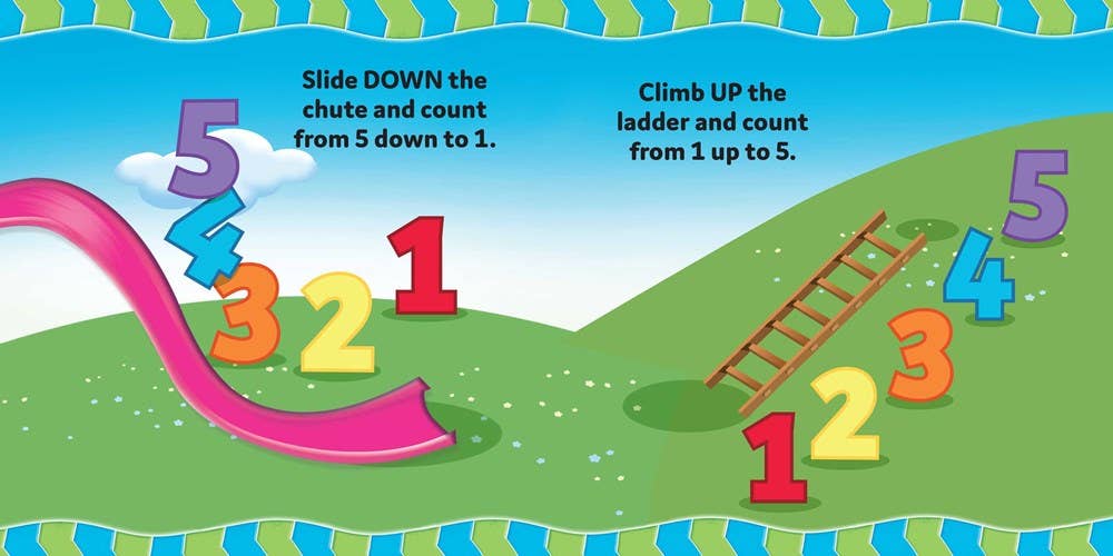 Chutes and Ladders: Counting Up & Down (Pull Tab/Board Book)