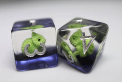 Colorful Chameleon RPG Dice Set