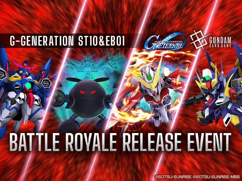GUNDAM CARD GAME G-GENERATION ST10 & EB01 Release Event