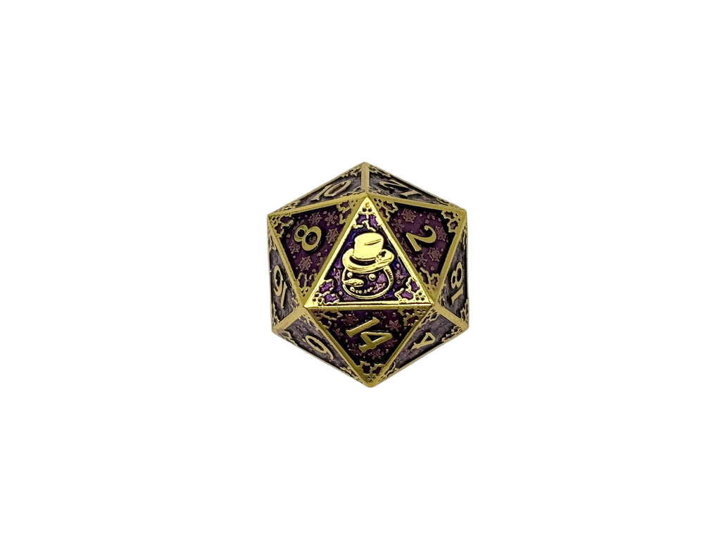 Holiday Mystery Metal D20: Single