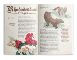 The Field Guide To Floral Dragons: Flower Dragon Bestiary - 5e D&D (Deluxe Hardcover)