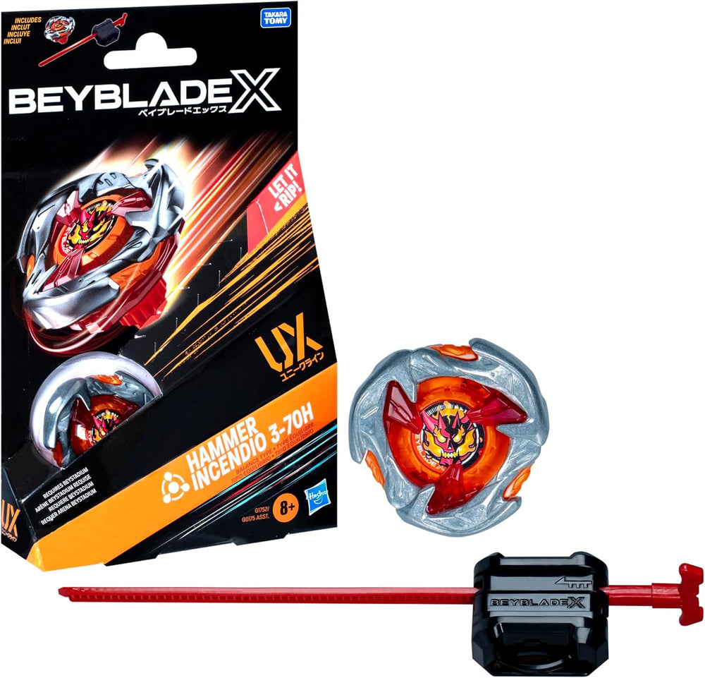Beyblade X: Starter Pack - Hammer Incendio