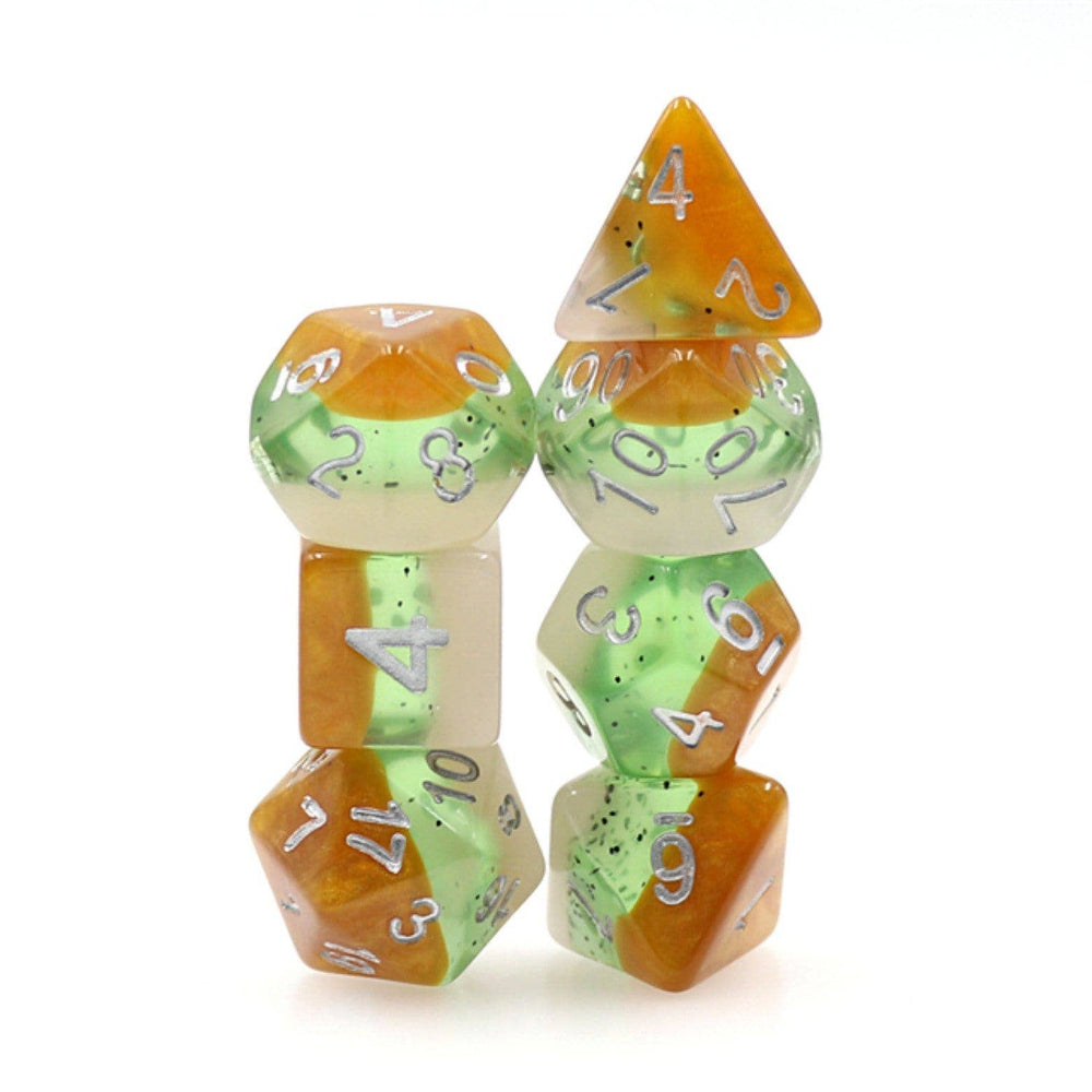 Kiwi Fruit RPG Dice Set