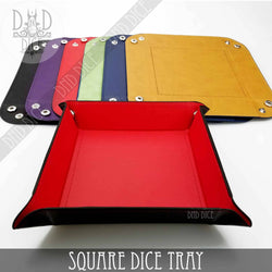 Square Dice Tray: Blue
