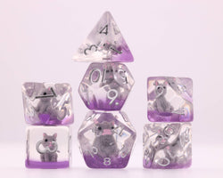 Cozy Cat RPG Dice Set