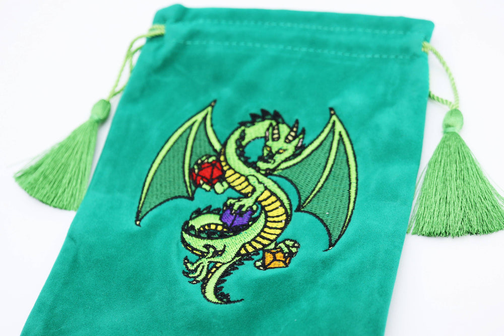 Dice Bag - Green Dragon