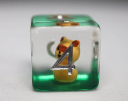 Baby Raccoon RPG Dice Set