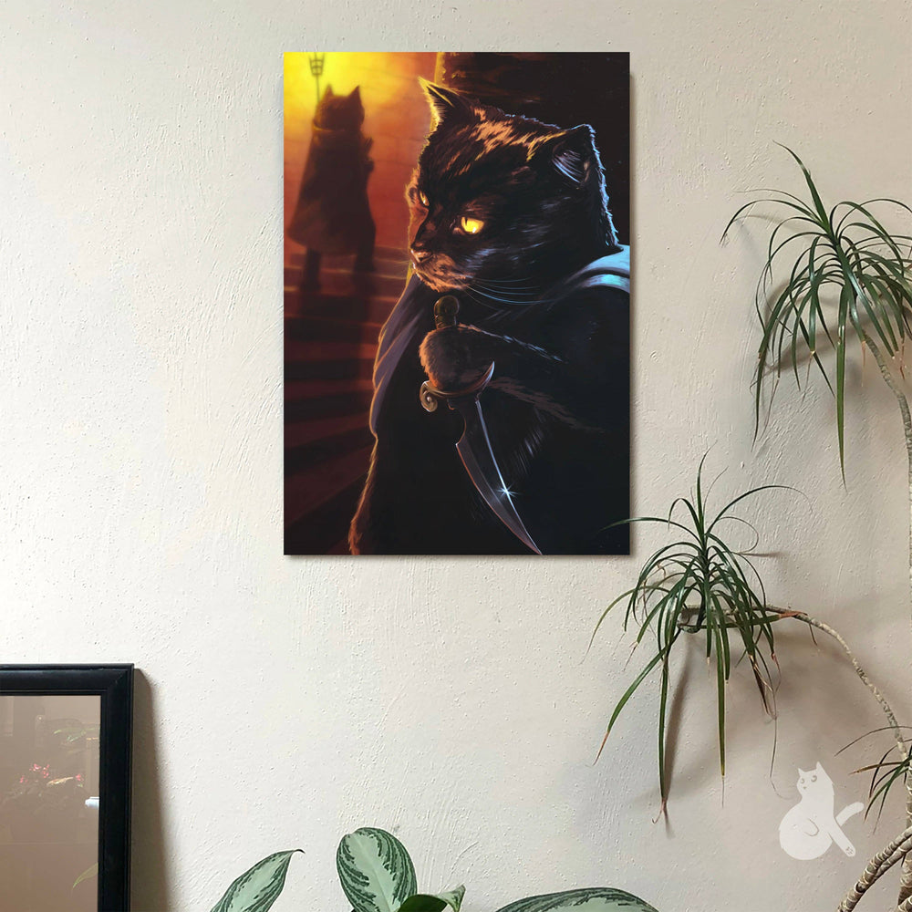 Rogue Cat Prints - Assassin: 8.5 x 11" Print