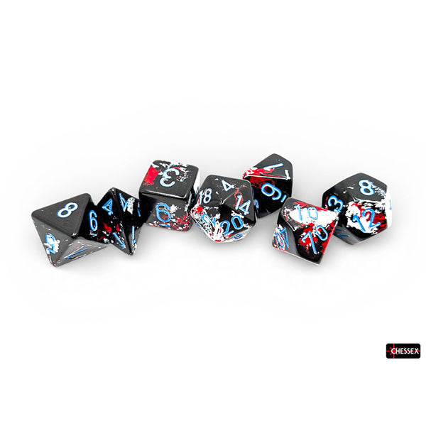 Chessex 7-Die Set Brush Dice - Breezy