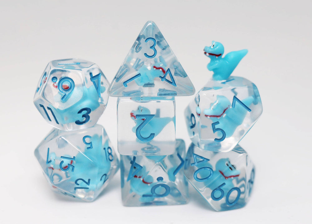 Baby Velociraptor RPG Dice Set