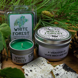 White Forest Gaming Candle: 8oz