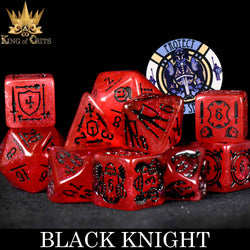 Black Knight - 11 Dice Set