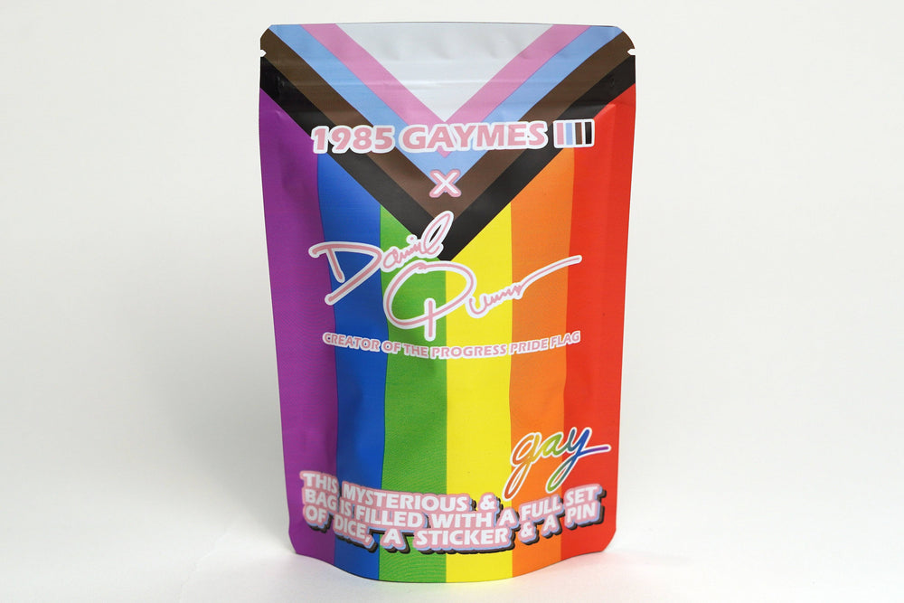Pride Mystery Dice - Rainbow Themed Dice Sticker & Pin