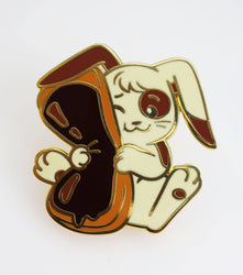 Pastry Pets: Eclair Rabbit -  Pin & RPG Dice Set