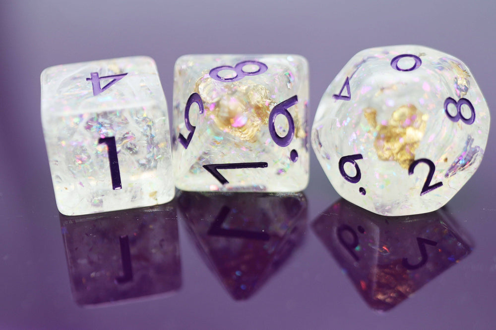 Frozen Treasure RPG Dice Set