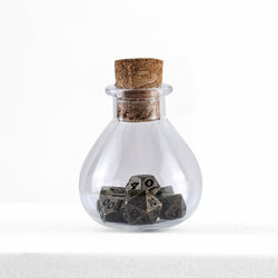 Unseelie Mini Metal RPG Dice Set  - Ancient Bronze