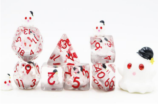 Sleepy Ghost RPG Dice Set