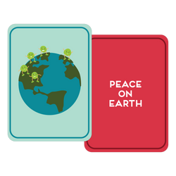 Peas on Earth Holiday Rebus Cards Deluxe Edition