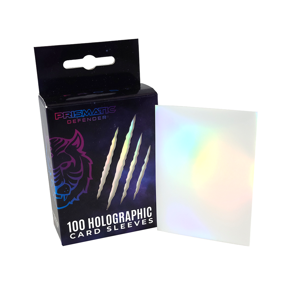 Prismatic Defender Holographic Standard Sleeves — Obsidian