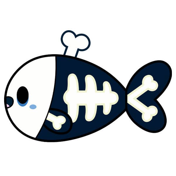 Squishable - Mini Bone Fish Plush