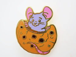 Pastry Pets: Chocolate Chip Cookie Mouse - Pin & RPG Dice Set