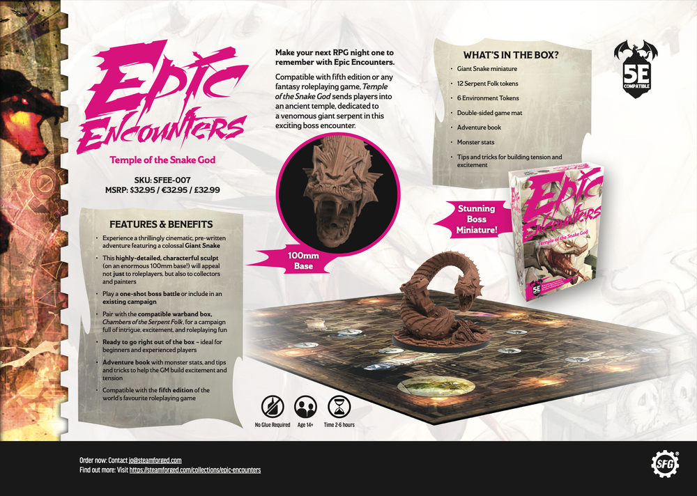 Epic Encounters: Temple of the Snake God