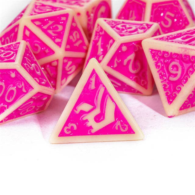 Fuscia Depths RPG Dice Set