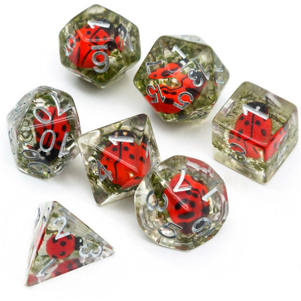 Red Ladybug  RPG Dice Set