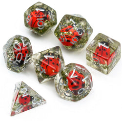 Red Ladybug  RPG Dice Set