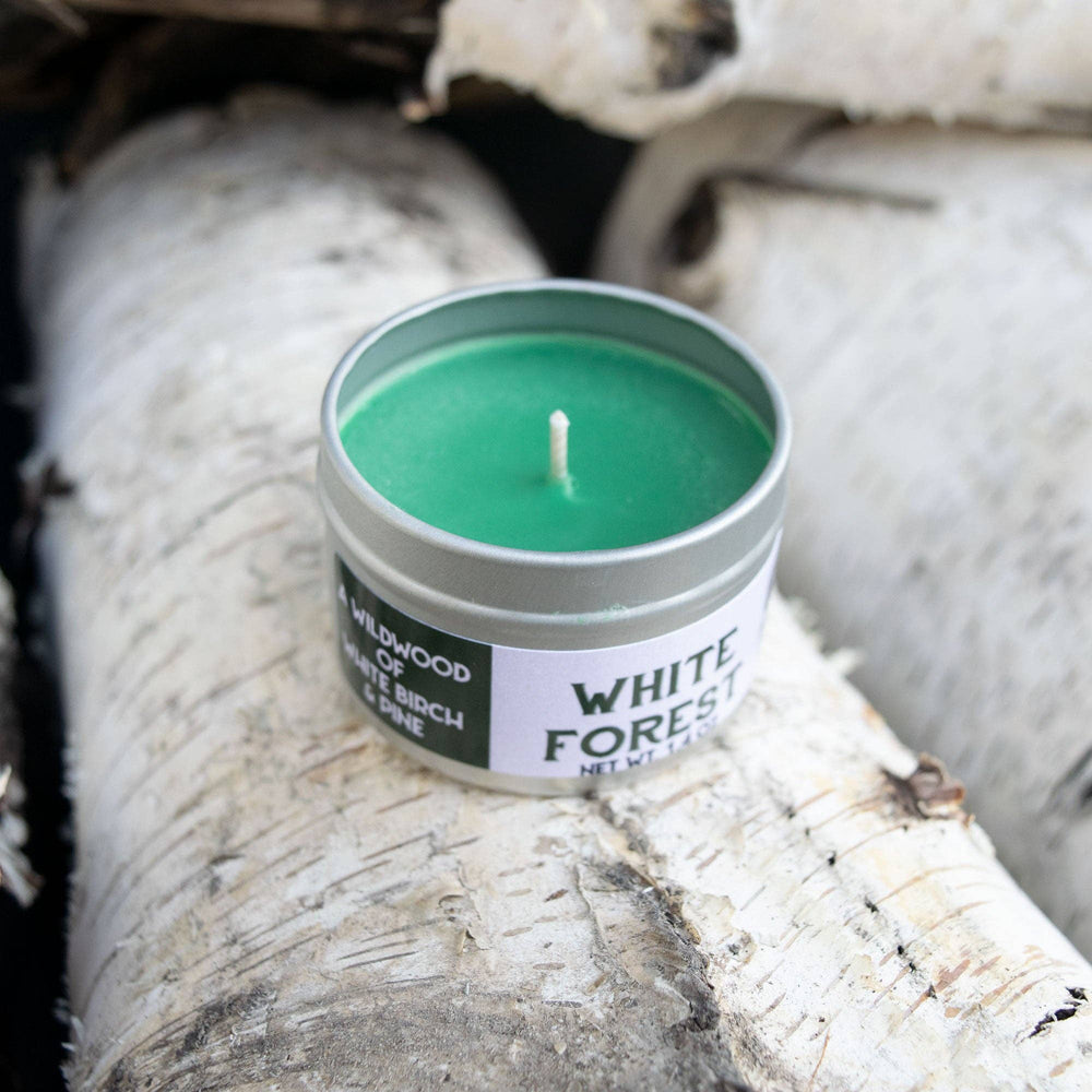 White Forest Gaming Candle: 8oz