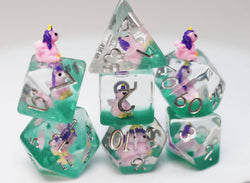 Enchanting Unicorn RPG Dice Set